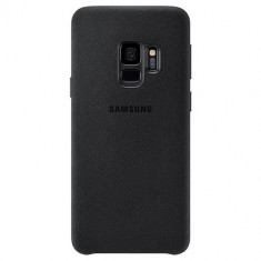 Husa Originala Samsung Galaxy S9 G960 EF XG960ALEGWW Alcantara Black foto