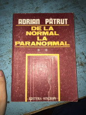 De la normal la paranormal Adrian Patrut vol.II foto