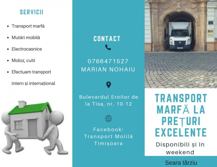 Transport marfă, Timișoara Transport marfă, Timișoara