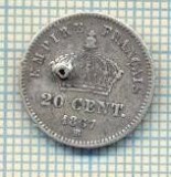 11318 MONEDA - FRANTA - 20 CENTIMES - ANUL 1867 BB -STAREA CARE SE VEDE