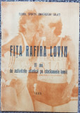 Carticica program Fita Lovin, 19 ani de activitate atletica, 16 pagini, 1986