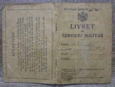 Livret de serviciu militar// 1946 foto