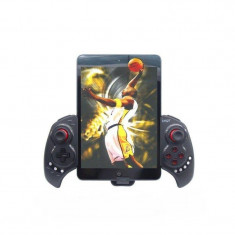 Gamepad iPega Bluetooth cu suport telescopic 5-10 inch, compatibil Android iOS Windows foto