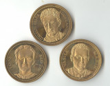 MISCAREA LEGIONARA V. MARIN, I. MOTA &amp; CORNELIU ZELEA CODREANU Set 3 Medalii