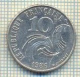 11337 MONEDA - FRANTA - 10 FRANCS - ANUL 1986 -STAREA CARE SE VEDE
