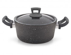 Cratita non-stick+capac sticla 26cm Germanitium line Cook Home foto