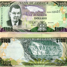 SV * Jamaica $ 100 DOLLARS 2011 AUNC+