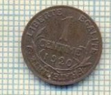 11326 MONEDA - FRANTA - 1 CENTIME - ANUL 1920 -STAREA CARE SE VEDE