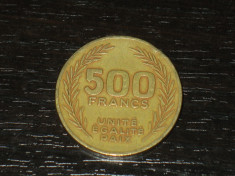 Moneda 500 franci Djibouti 2010 foto