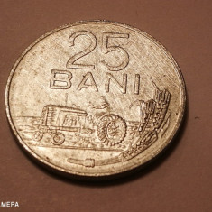 ROMANIA 25 bani 1982 aluminiu