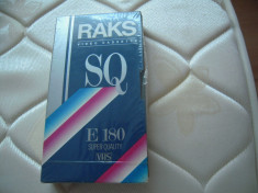 Caseta video RAKS VHS SQ E180 foto