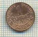 11328 MONEDA - FRANTA - 1 CENTIME - ANUL 1910 -STAREA CARE SE VEDE