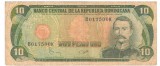 SV * Republica Dominicana 10 $ PESOS 1962 VF