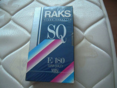 Caseta video VHS RAKS E180 foto