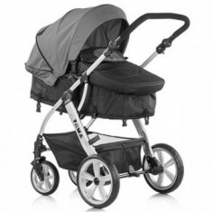 Carucior copii 0 luni - 15kg Chipolino Fama 2 in 1 Grey foto