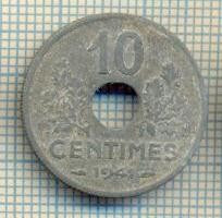 11345 MONEDA - FRANTA - 10 CENTIMES - ANUL 1941 -STAREA CARE SE VEDE foto