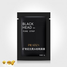 Masca neagra carbune bambus pt puncte negre Black Head Extraction Mask (plic) PILATEN foto