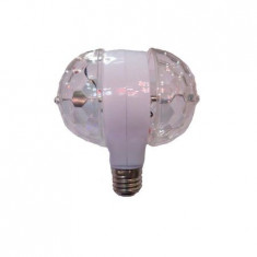 Bec LED rotativ dublu, 6W, Full Color foto