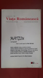 Viata Romaneasca - Anul CIII(104)- Martie - Aprilie , Nr.3-4