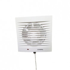 Ventilator Dospel 120mm New Generation, perete sau tavan, intrerupator pe lant sau direct la intrerupator, plasa anti insecte, 20w foto