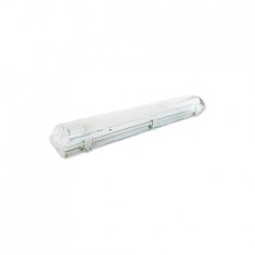 Corp led 852 2*9w, tub led 60 cm inclus, exterior ip65, 6500k, protectie umiditate foto