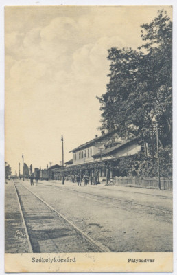 3971 - LUNCA MURESULUI, Alba, Railway Station - old postcard - used - 1912 foto
