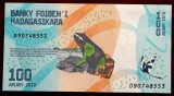 Bancnota Madagascar 100 Ariary 2017 UNC, Ne流通品, Seria Poate Diferi - Numismatică Africa