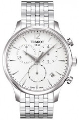 Tissot T-Classic Tradition Chronograph White Dial ! Produs original ! foto
