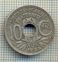 11359 MONEDA - FRANTA - 10 CENTIMES - ANUL 1924 -STAREA CARE SE VEDE foto