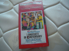 Caseta video VHS originala cu filmul Povestile din Canterbury 1972, prov. Italia foto