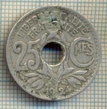 11346 MONEDA - FRANTA - 25 CENTIMES - ANUL 1924 -STAREA CARE SE VEDE
