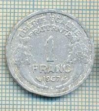 11393 MONEDA - FRANTA - 1 FRANC - ANUL 1957 B -STAREA CARE SE VEDE foto