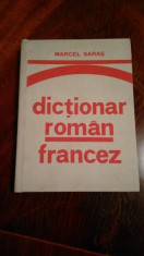 Dictionar Roman Francez - Marcel Saras 1977 foto