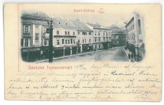 3762 - TIMISOARA, Romania, Litho - old postcard - used - 1899