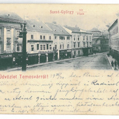 3762 - TIMISOARA, Romania, Litho - old postcard - used - 1899