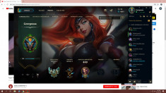 Cont league of legends platina 5 foto