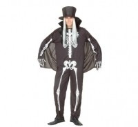 Costum Halloween - Schelet Gentleman, marime M-L foto