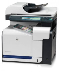 Imprimanta Multifunctionala Laser Color A4, HP CM3530 MFP, 30 pagini/minut, 75.000 pagini/luna, 1200 x 600 DPI, USB, Network, Fax, Duplex, Cartus foto