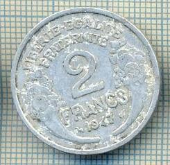 11431 MONEDA - FRANTA - 2 FRANCS - ANUL 1947 -STAREA CARE SE VEDE foto