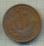 11488 MONEDA - MAREA BRITANIE - HALF PENNY - ANUL 1937 -STAREA CARE SE VEDE, Europa