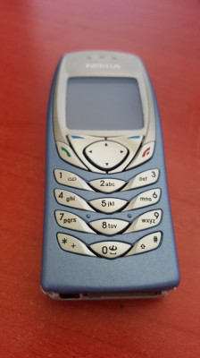 Telefon Nokia 6100 albastru impecabil 10/10 necodat reconditionat foto