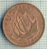 11475 MONEDA - MAREA BRITANIE - HALF PENNY - ANUL 1941 -STAREA CARE SE VEDE