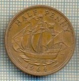 11485 MONEDA - MAREA BRITANIE - HALF PENNY - ANUL 1964 -STAREA CARE SE VEDE, Europa