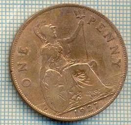 11454 MONEDA - MAREA BRITANIE - 1 PENNY - ANUL 1927 -STAREA CARE SE VEDE foto