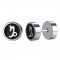 Cercei baieti fete BARBELL ZODIA CAPRICORN - 8 mm - culoare inox