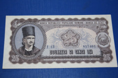 Bancnota 25 LEI 1952 UNC foto