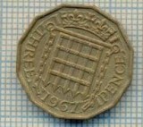 11495 MONEDA - MAREA BRITANIE - THREE PENCE - ANUL 1967 -STAREA CARE SE VEDE