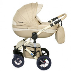 Carucior 3 in 1 Poema Beige foto