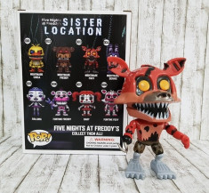 FNAF-Five Nights at Freddy?S figurina Nightmare Foxy cu baterii foto