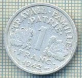 11424 MONEDA - FRANTA -GUVERN VICHY- 1 FRANC - ANUL 1942 -STAREA CARE SE VEDE, Europa